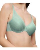 Soutien-gorge avec armatures balconnet ampliforme Triumph Signature Sheer WHP EX turquoise brume