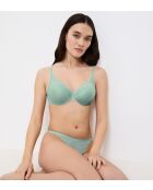Soutien-gorge avec armatures balconnet ampliforme Triumph Signature Sheer WHP EX turquoise brume