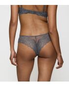Sensual Spotlight Braziliaanse slip met hoge taille en hoge taille Brazilian Pallant Grey