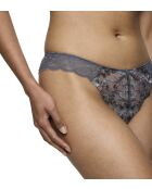Sensual Spotlight Braziliaanse slip met hoge taille en hoge taille Brazilian Pallant Grey