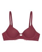 Amourette Charm T WHP01 zachte voorgevormde bh van marsala met ampliform balkon