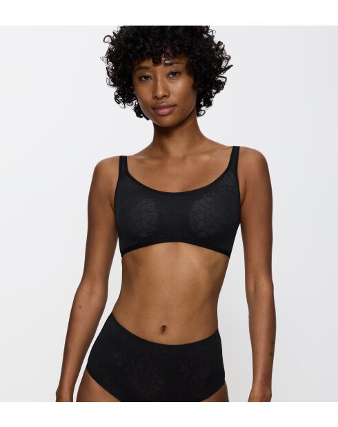Soutien-gorge sans armatures ampliforme Fit Smart P EX noir