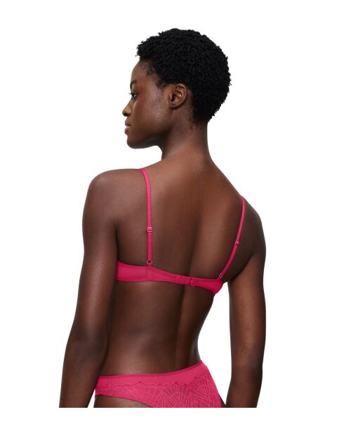 Soutien-gorge avec armatures balconnet That Night In Vegas WH rose fluo