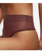 String Tempting Sheer String met hoge taille, decadente chocolade