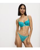 Crazy Stupid Love oceaanblauwe string