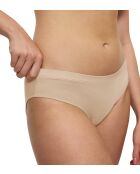 Sense of Modal Tai 2P nude hoog uitgesneden slips, set van 2