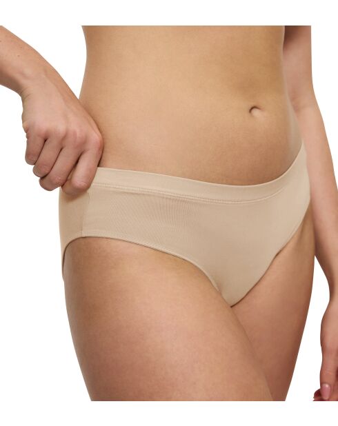 Sense of Modal Tai 2P nude hoog uitgesneden slips, set van 2