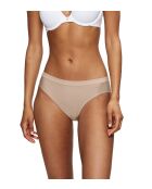 Set van 2 hoog uitgesneden slips Smart Micro Tai EX 2P nudebeige