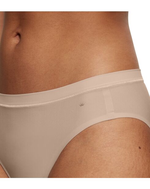 Set van 2 hoog uitgesneden slips Smart Micro Tai EX 2P nudebeige