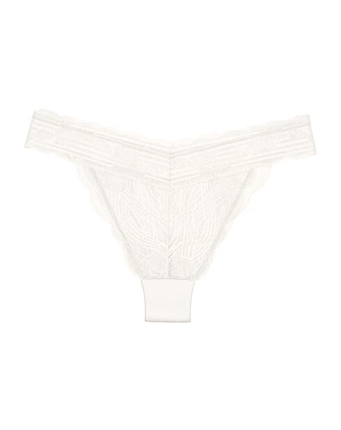 Braziliaanse slip met hoge taille Triumph Lift Smart Highleg Brazilian EX ecru wit
