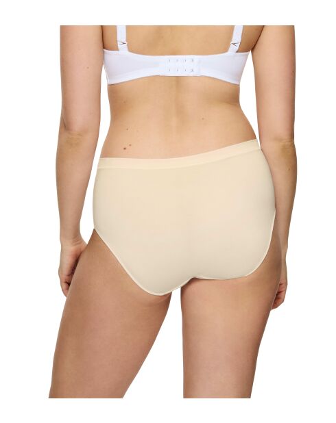 Sense of Modal Midi 2P crèmekleurige slips met hoge taille, set van 2