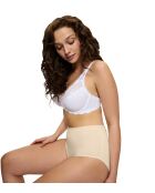 Sense of Modal Midi 2P crèmekleurige slips met hoge taille, set van 2