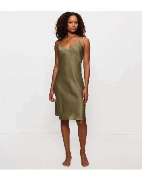 Silky Sensuality NDW Nachthemd X01 Oliv Martini