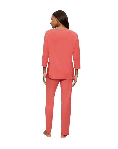 Pyjama Timeless Sensuality PK 3/4-Ärmel, intensives Rot