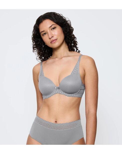 Soutien-gorge avec armatures balconnet ampliforme Aura Spotlight T WHP ombre grise