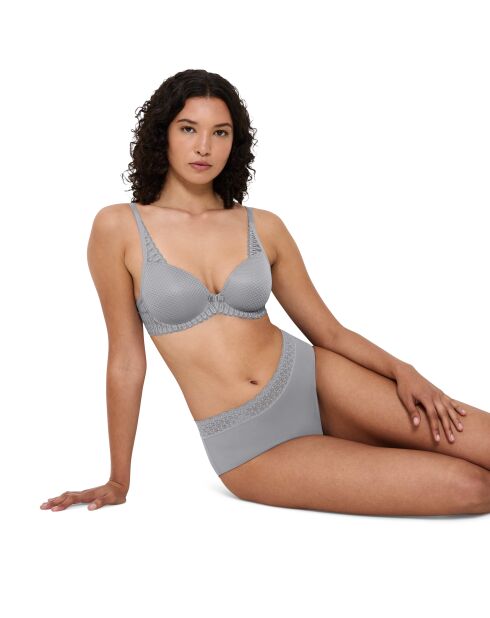Soutien-gorge avec armatures balconnet ampliforme Aura Spotlight T WHP ombre grise