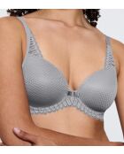 Soutien-gorge avec armatures balconnet ampliforme Aura Spotlight T WHP ombre grise