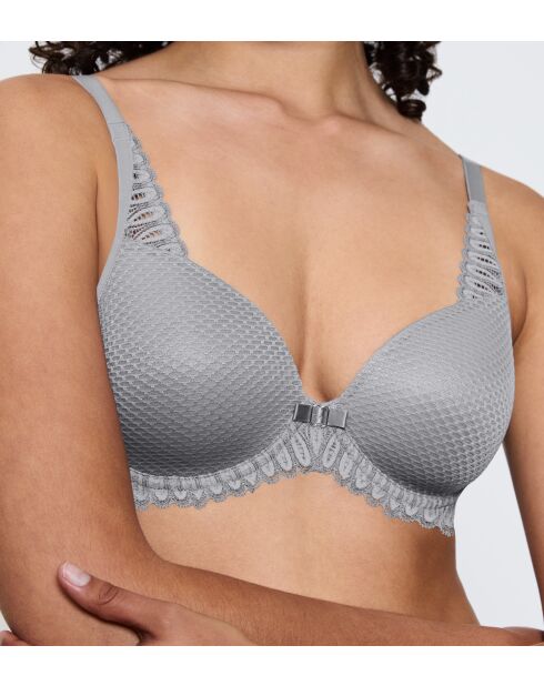 Soutien-gorge avec armatures balconnet ampliforme Aura Spotlight T WHP ombre grise
