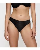 Harmony Spotlight Tai01 zwarte hoog uitgesneden slip