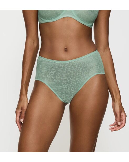 Triumph Signature Sheer Maxi EX Mist Turkooise slip
