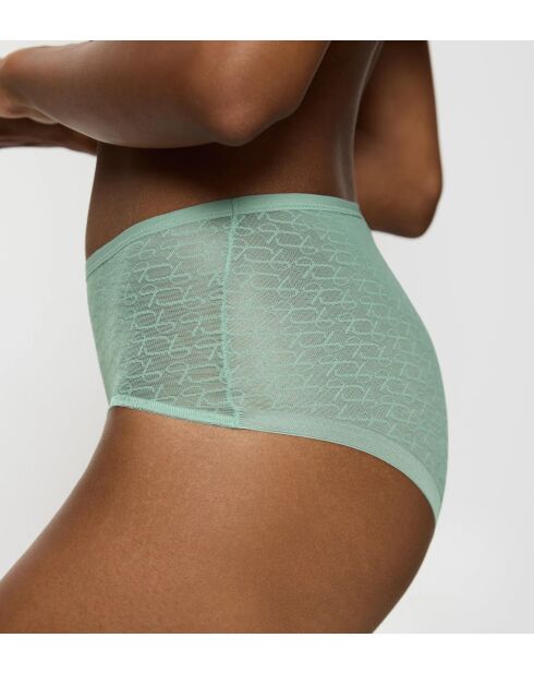 Triumph Signature Sheer Maxi EX Mist Turkooise slip
