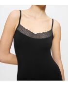Set van 2 zwarte tanktops van Feel of Modal Spaghetti 2P