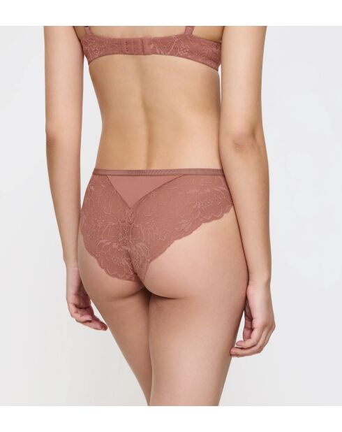 Braziliaanse slip Amourette Charm T Brazilian01 dusty cedar