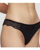Peony Florale Braziliaanse zwarte Braziliaanse slip
