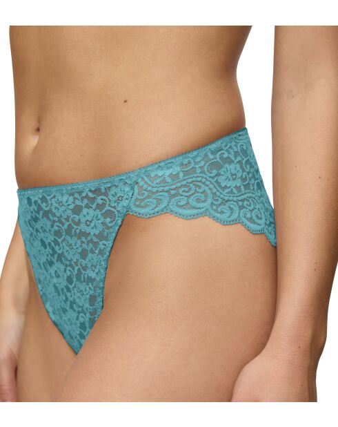 Amourette Highleg Tai calm turquoise hoog uitgesneden slip