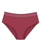 Feel of Modal Midi Marsala zachte slip met hoge taille