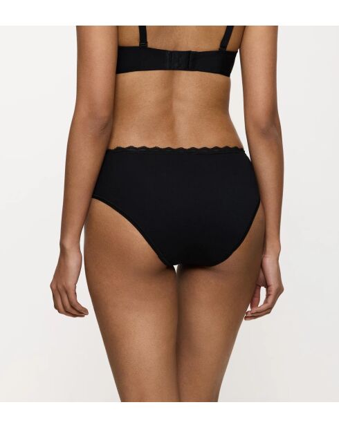 Set de 2 calzoncillos negros de corte alto Feel Of Cotton Tai 2P
