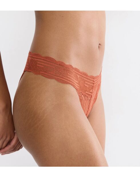 Calzoncillos de cintura alta Triumph Lift Smart Highleg Brazilian EX Sunset Desert
