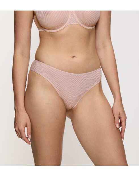 Harmony Spotlight Tai01 vijgenroze hoog uitgesneden slip