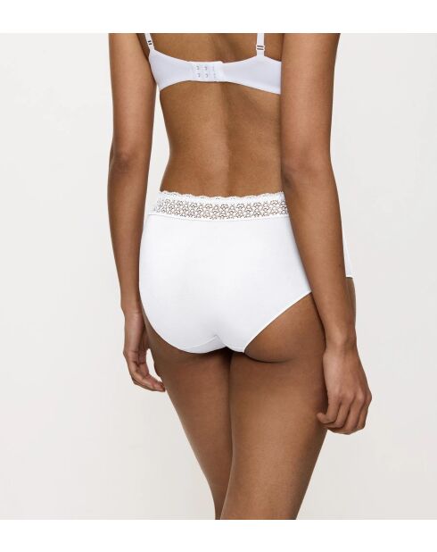 3-pack Feel of Modal Midi 3P witte slips met hoge taille