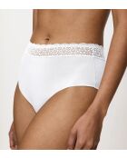 3-pack Feel of Modal Midi 3P witte slips met hoge taille
