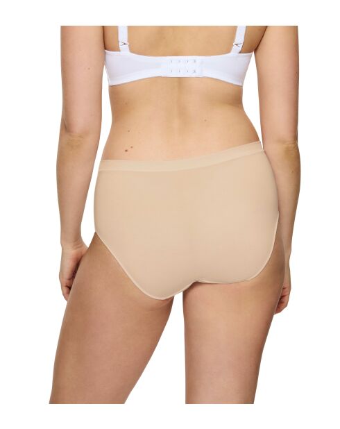Sense of Modal Midi 2P nude slips met hoge taille, set van 2