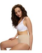 Sense of Modal Midi 2P nude slips met hoge taille, set van 2