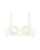 Delightful Spotlight P beha met versterking van witte zijde zonder beugel