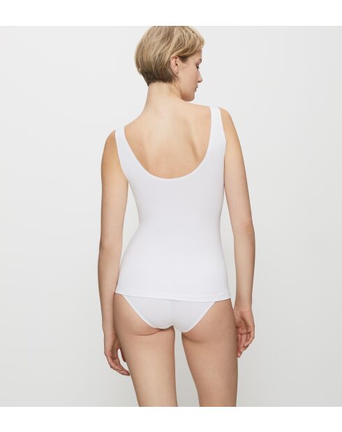 Witte tanktop Smart Natural Shirt
