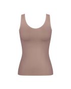 Body Make-Up Illusion Tank Top EX canotta in mousse al cioccolato