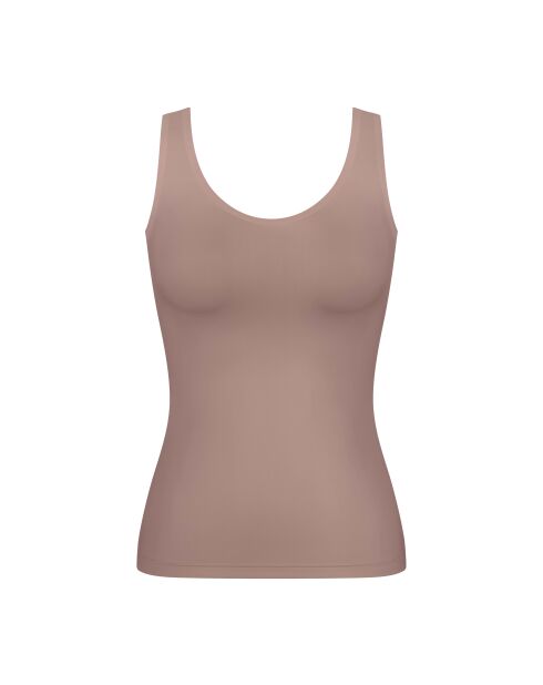Camiseta sin mangas Body Make-Up Illusion Tank Top EX con mousse de chocolate