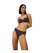 Braziliaanse slip Amourette Charm T Brazilian01 donker bordeaux