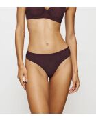 Braziliaanse slip Amourette Charm T Brazilian01 donker bordeaux