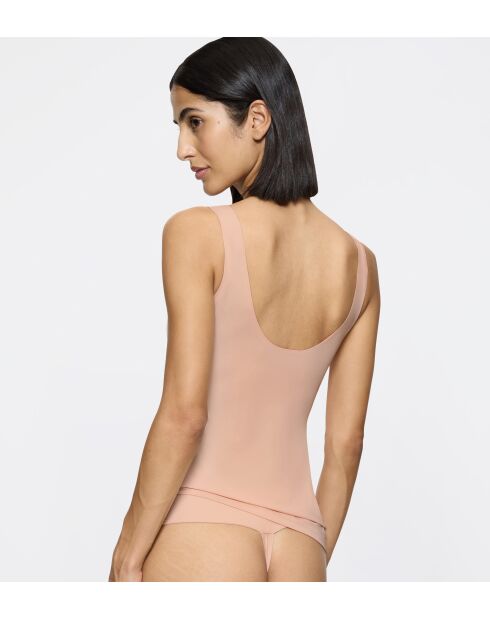 Camiseta sin mangas Body Make-Up Illusion Tank Top EX con rubor en polvo