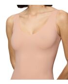 Camiseta sin mangas Body Make-Up Illusion Tank Top EX con rubor en polvo
