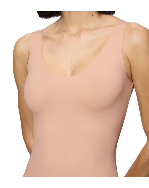 Camiseta sin mangas Body Make-Up Illusion Tank Top EX con rubor en polvo