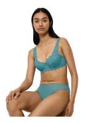 Soutien-gorge avec armatures balconnet ampliforme Amourette WHP turquoise calme