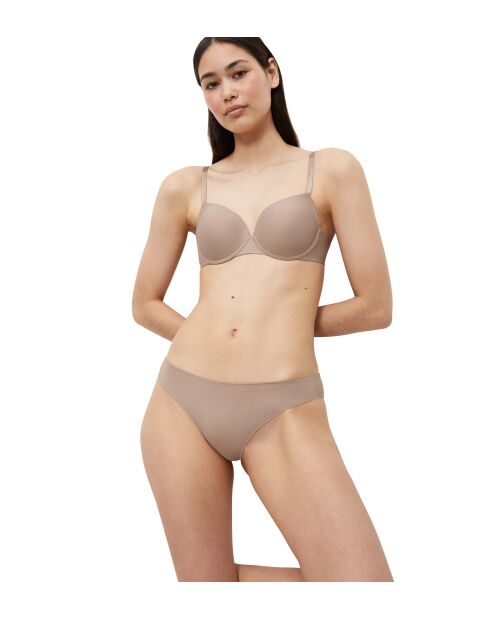 Slip scollati Pure Micro Tai café latte