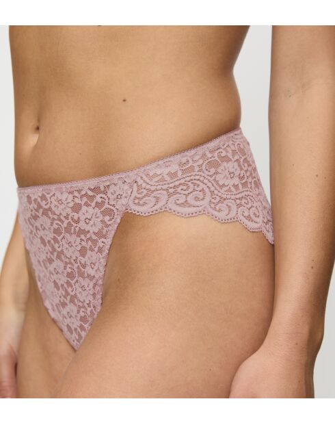 Amourette Highleg Tai mauve roze hoog uitgesneden slip