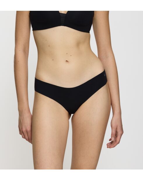 Flex Smart Highleg Brazilian EX slip met hoge taille in zwart